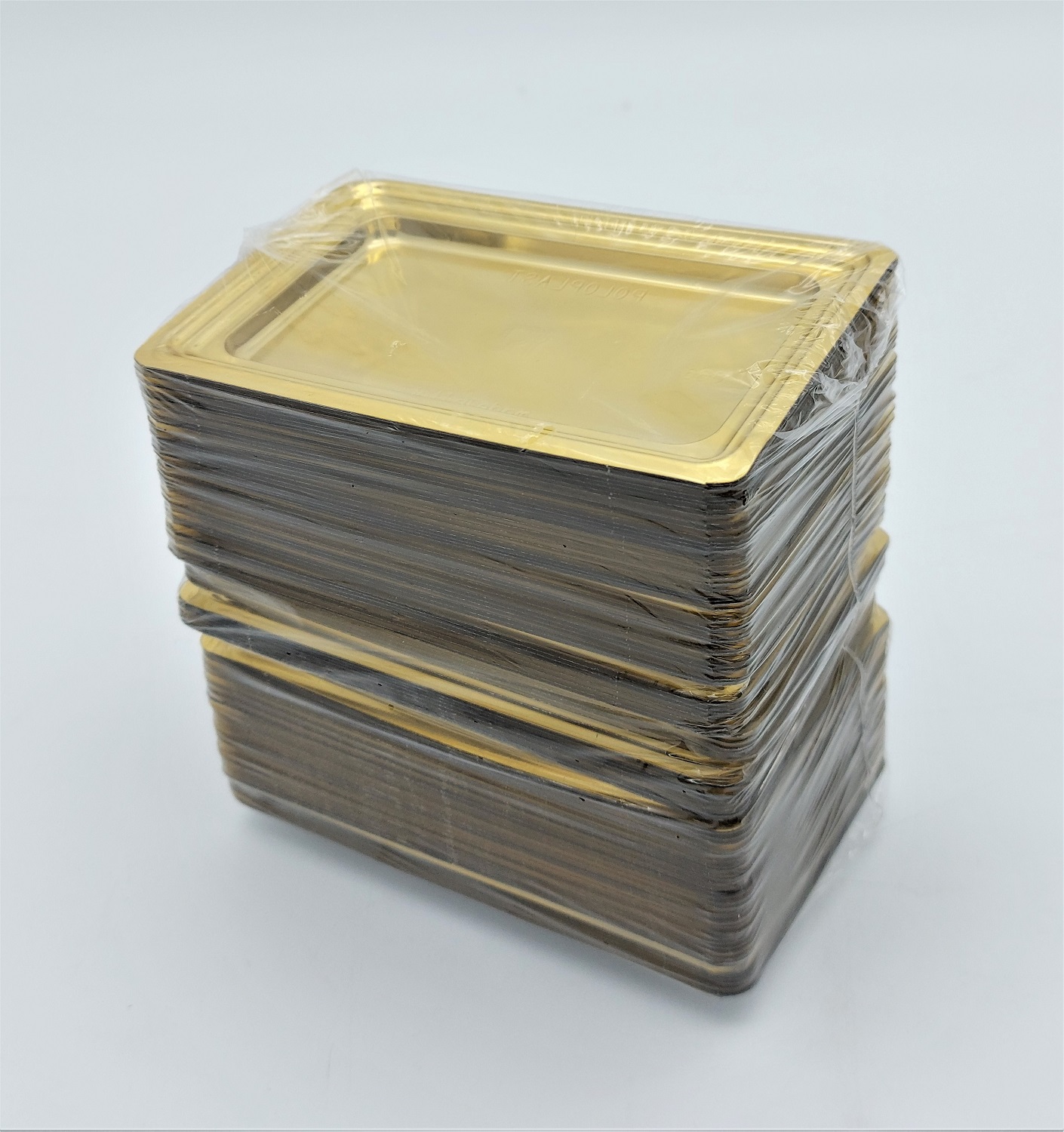 IMBALLAGGI PER PASTICCERIA - alfanogroup - Vassoi Cartone Ricci Oro D.16 cm  Set da 1 kg