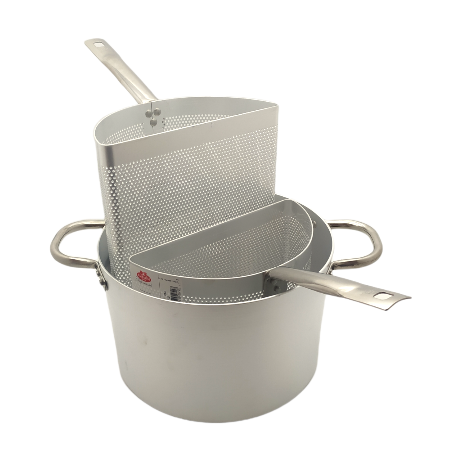 PENTOLAME - alfanogroup - Cuocipasta Alto 2 Spicchi a Rete D.32cm H.21cm  15Lt