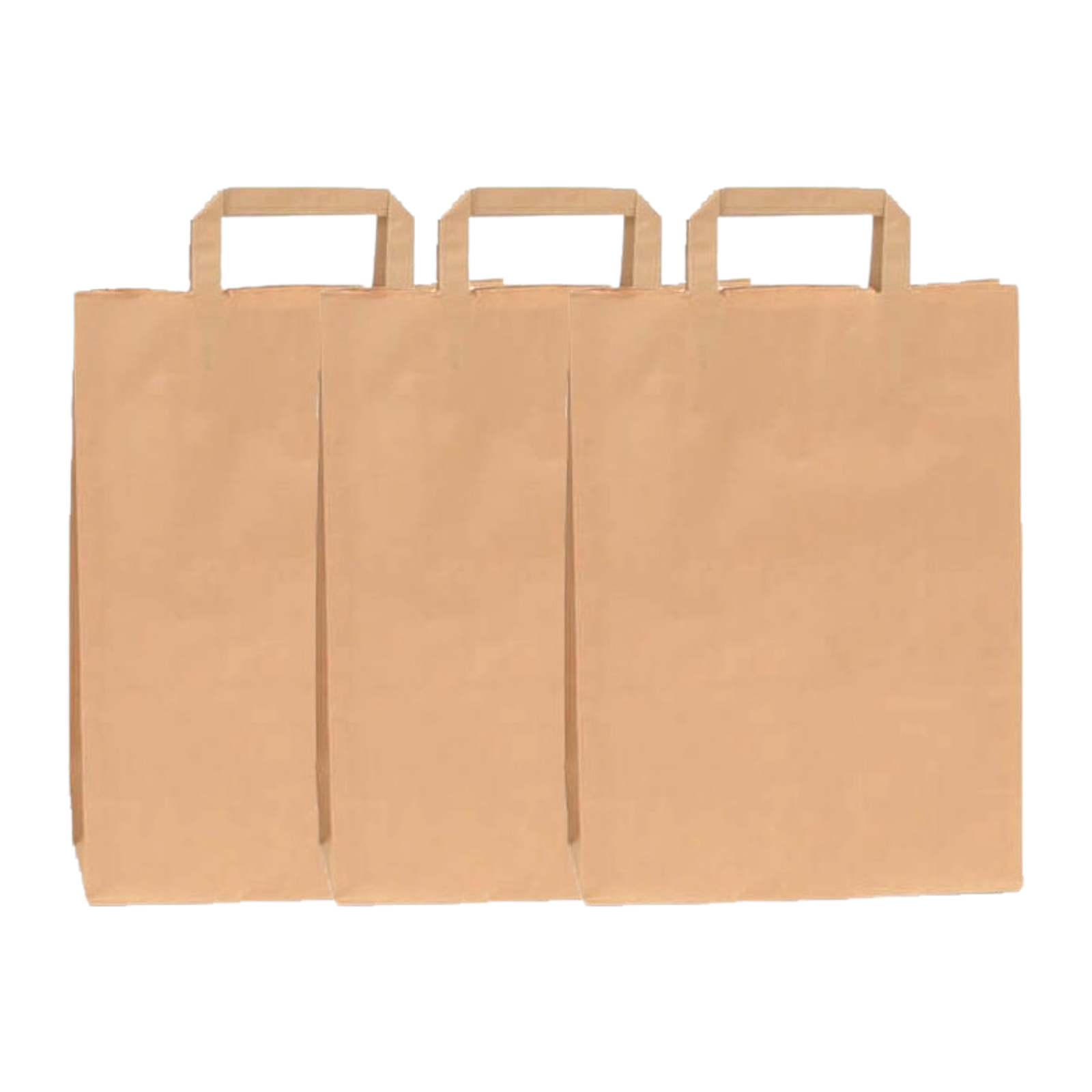 SHOPPER E SACCHETTI - alfanogroup - Buste Carta Take Away Avana Piatta  Riciclata 32x17x29cm Set da 50 pz